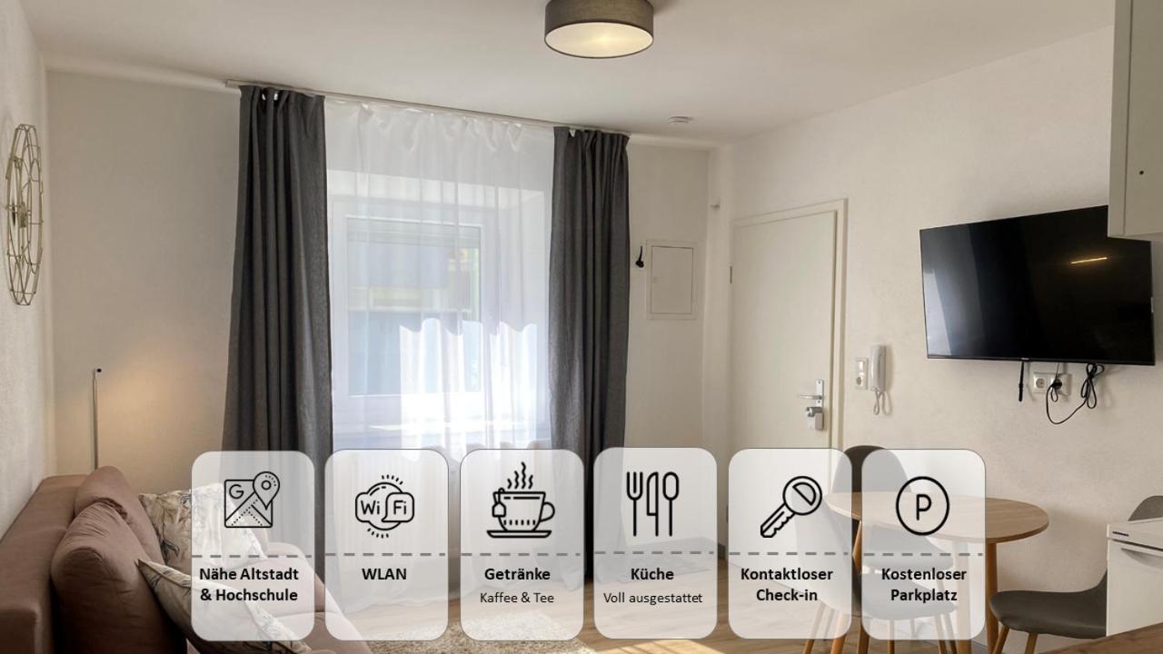 Modernes Apartment - Zentrale Lage - Kostenloses Parken 安贝格 外观 照片
